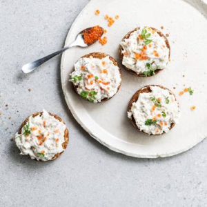 Gerookte forelsalade